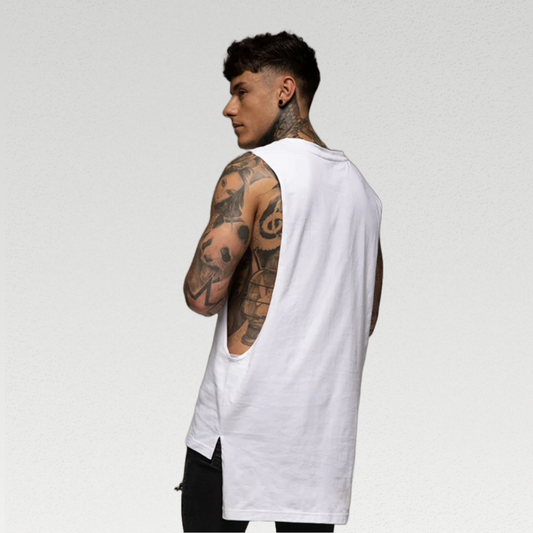 Sebastian Men's Long Sleeve Shirt - Premium Broadcloth, Polyester/Spandex Blend, Casual EleganceSequoia Men's Gym Singlet - High-quality, stylish workout gear for confident and comfortable fitness sessions.