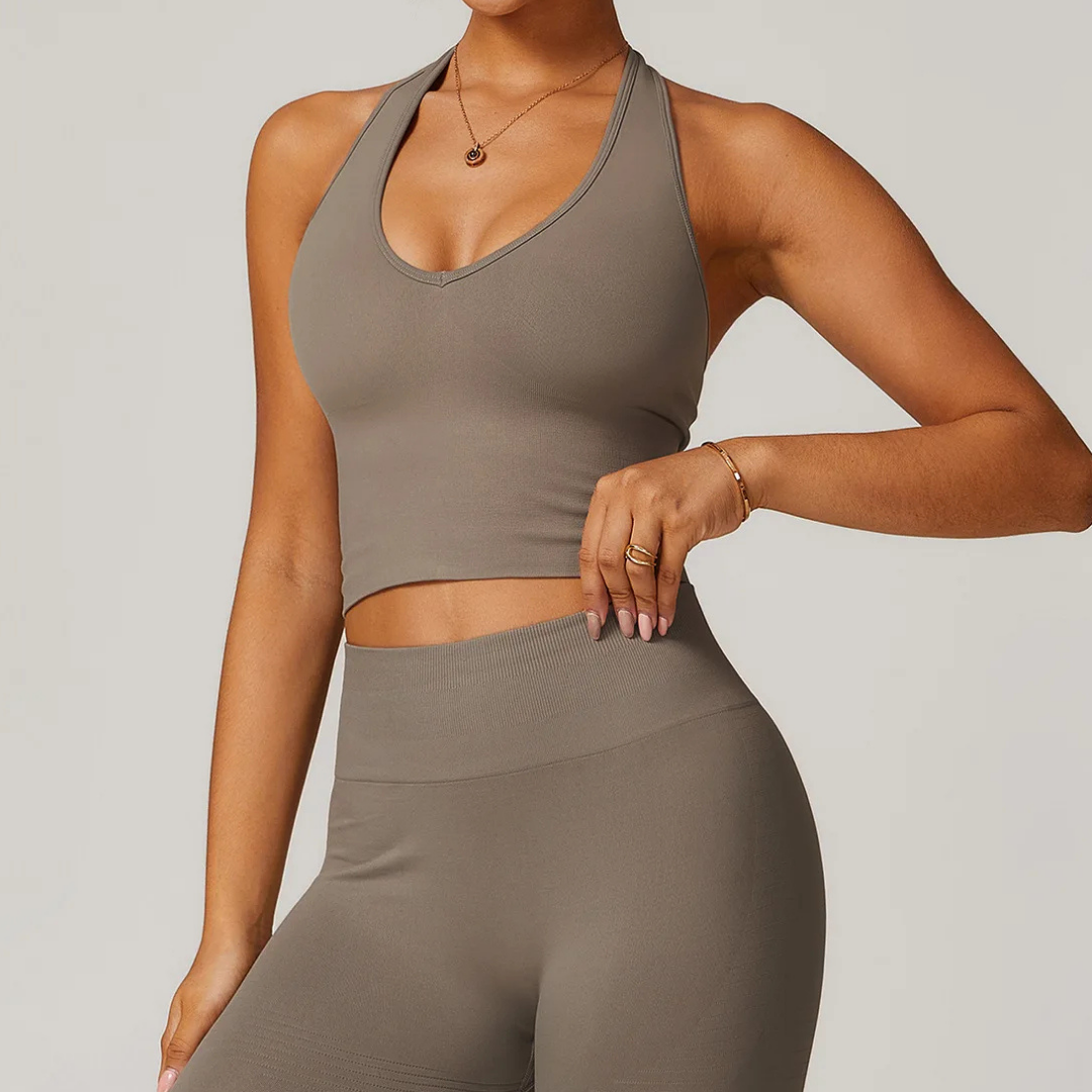 TAYANA HALTER SINGLET