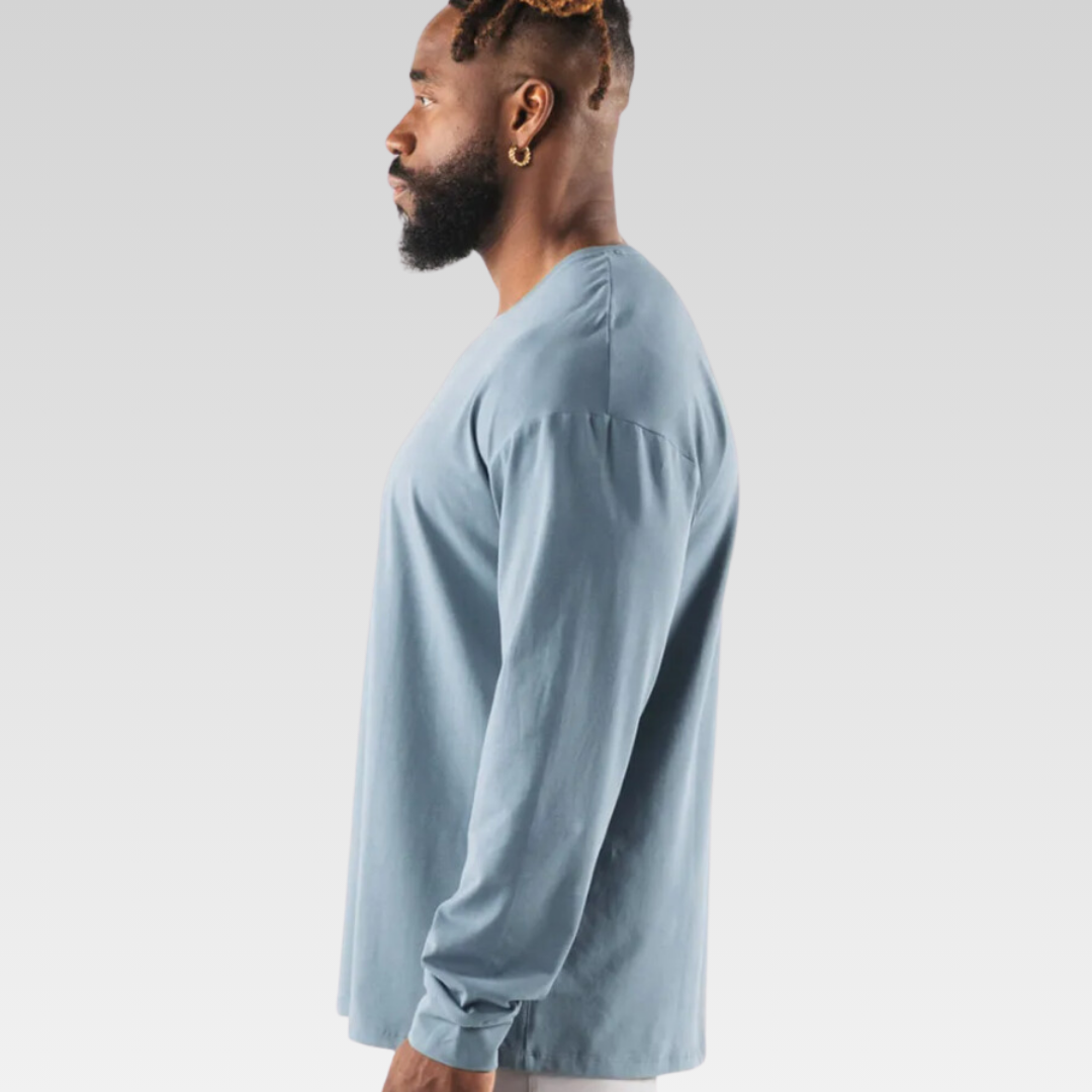 Hudson Men's Sweatshirt: Embrace Pure Cotton Bliss, Relaxed Fit, and Timeless O-Neck Design for Unmatched Comfort and Effortless Casual Style in Every Occasion.