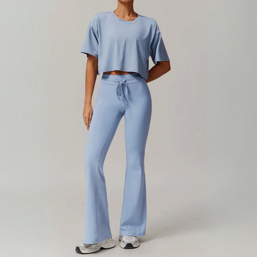 SOAR FLARED MID-RISE LEGGINGS