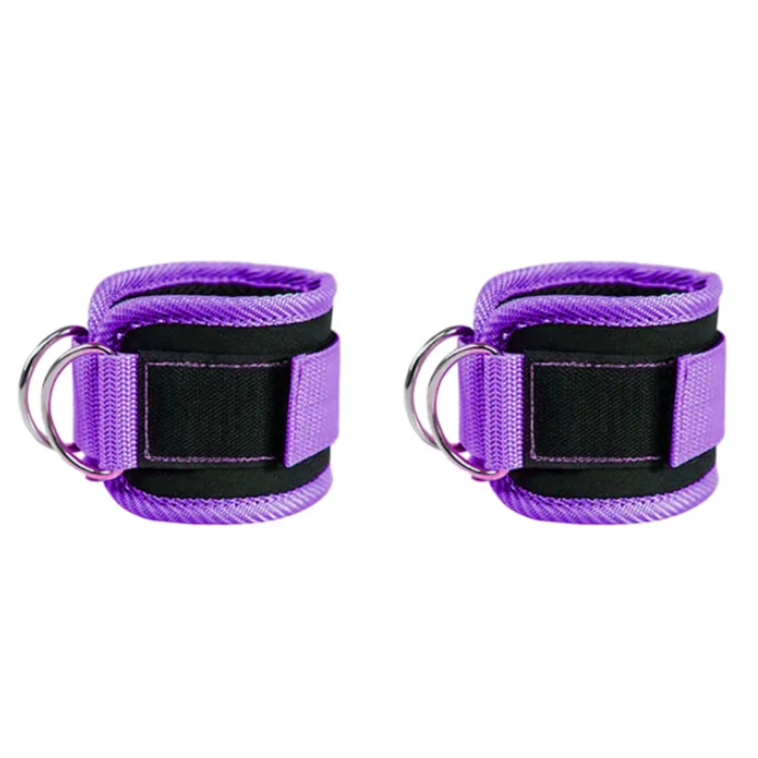 Elevate your leg day routine with enhanced resistance, improved muscle engagement, and faster results. Crafted for comfort and durability, featuring soft, breathable padding and robust construction for intense exercises. Must-have for leg and glute workouts, perfect for cable machine exercises. Experience targeted muscle activation and achieve your fitness goals with precision. Compact, lightweight, and portable for workouts anywhere, anytime. Take your fitness to the next level with Ankle Straps.