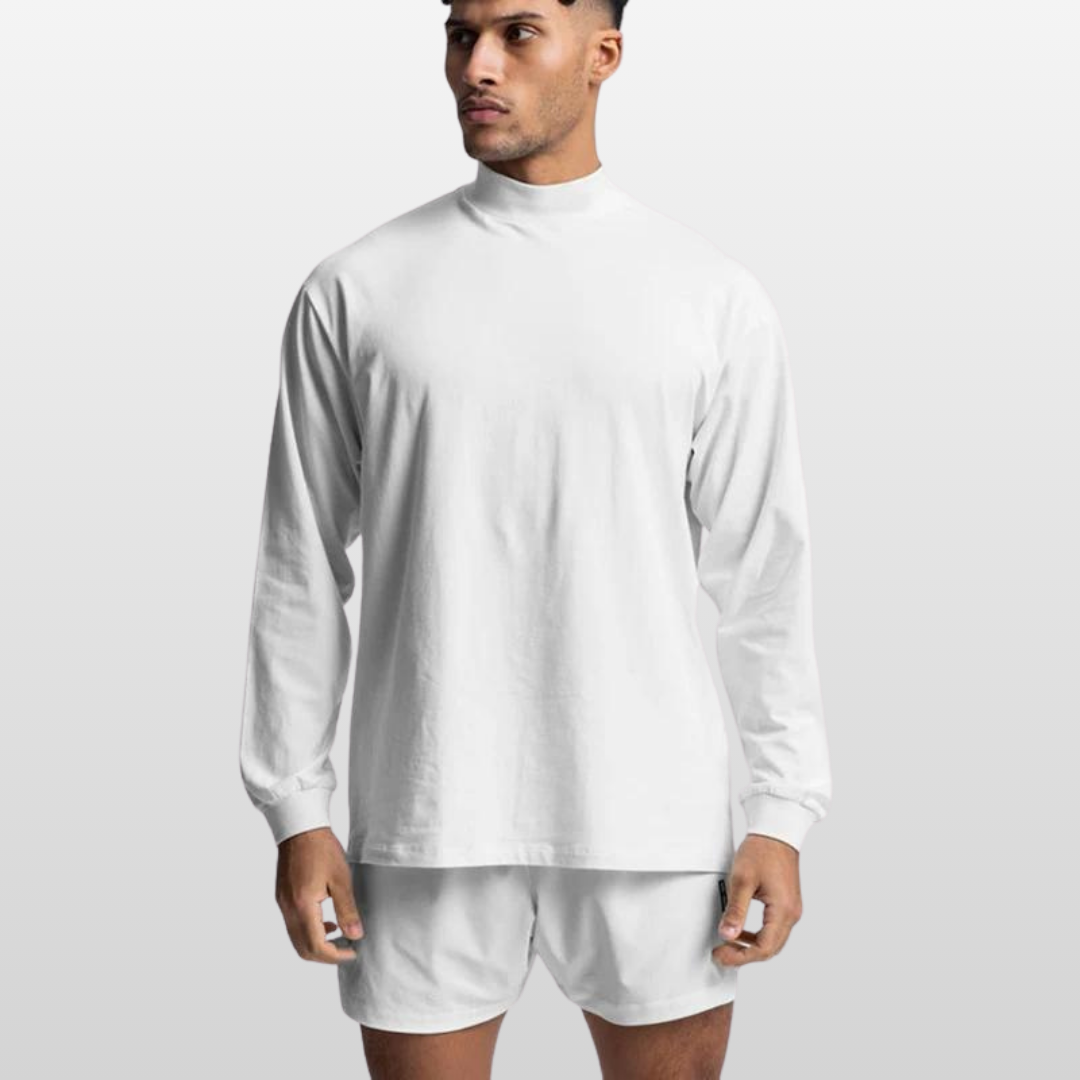 MENS LONG SLEEVE TURTLENECK SHIRT