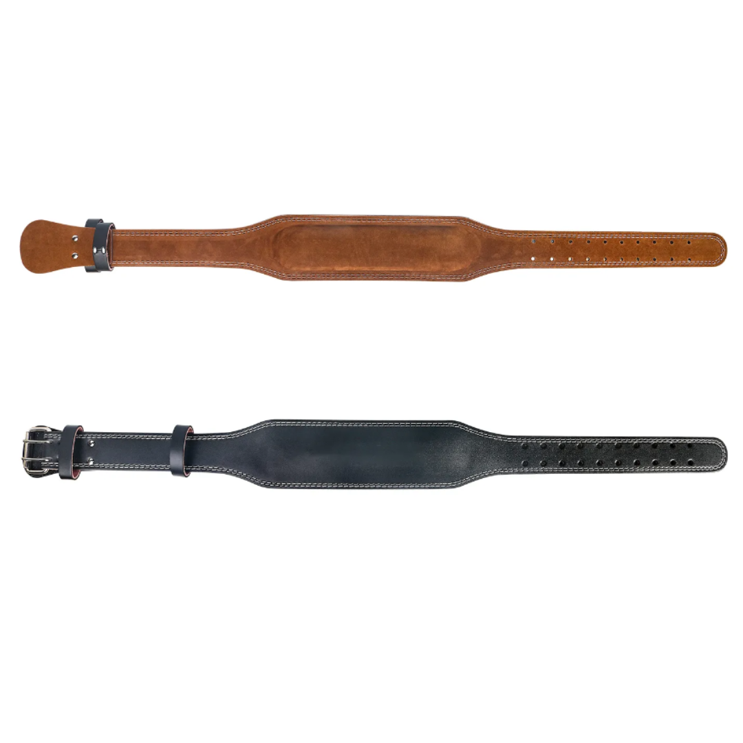 Premium Double-Sided Leather Weight Lifting Belt: Pinnacle of strength, durability, and style for serious athletes. Engineered with double-sided leather for toughness in the toughest workouts. Top-grade stainless steel hardware with a durable double-pin steel buckle for a secure fit. Suede-lined for ultimate comfort during long lifting sessions. Additional padding for skin protection and firm back support. Unleash your power and take your lifts to new heights with this high-performance weight lifting belt.