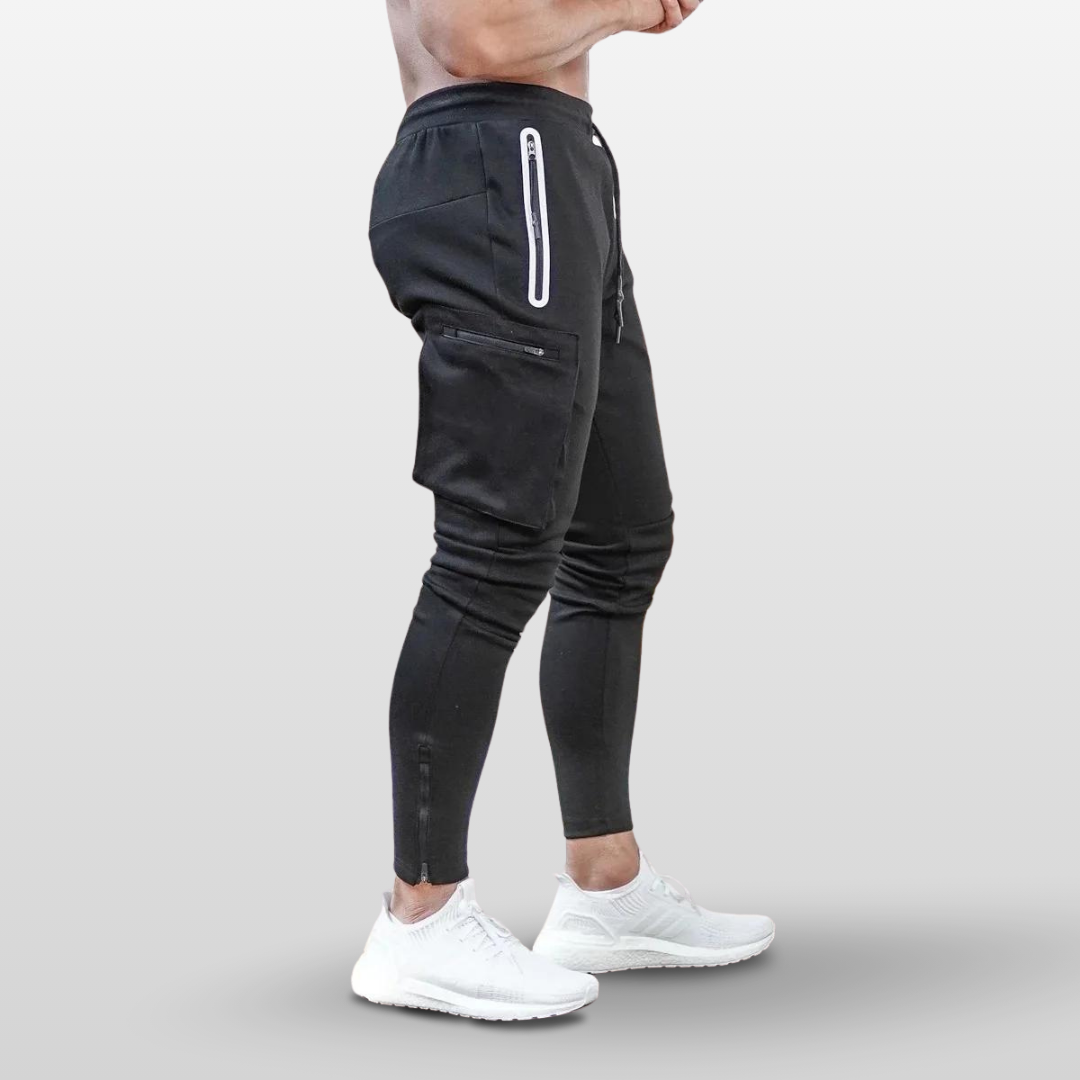 SLIM FIT CARGO SWEATPANTS