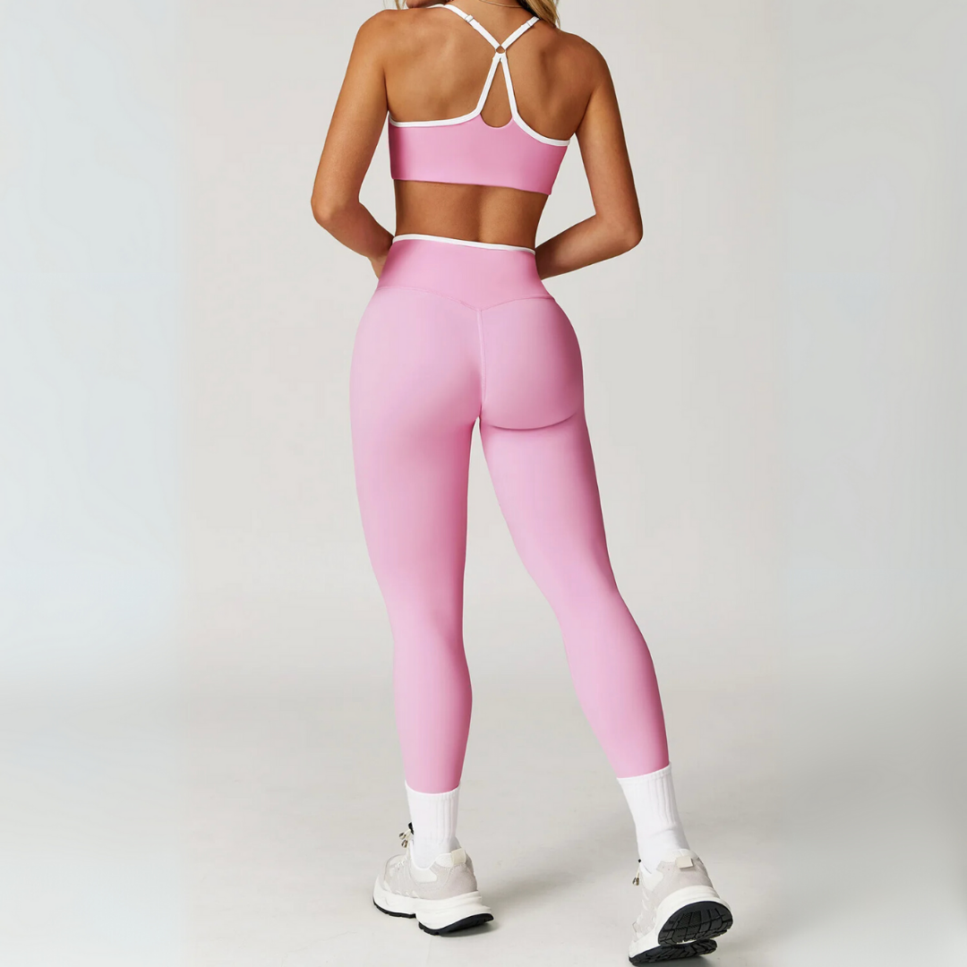 THE ORIARA SEAMLESS LEGGINGS &.SPORTS BRA SET