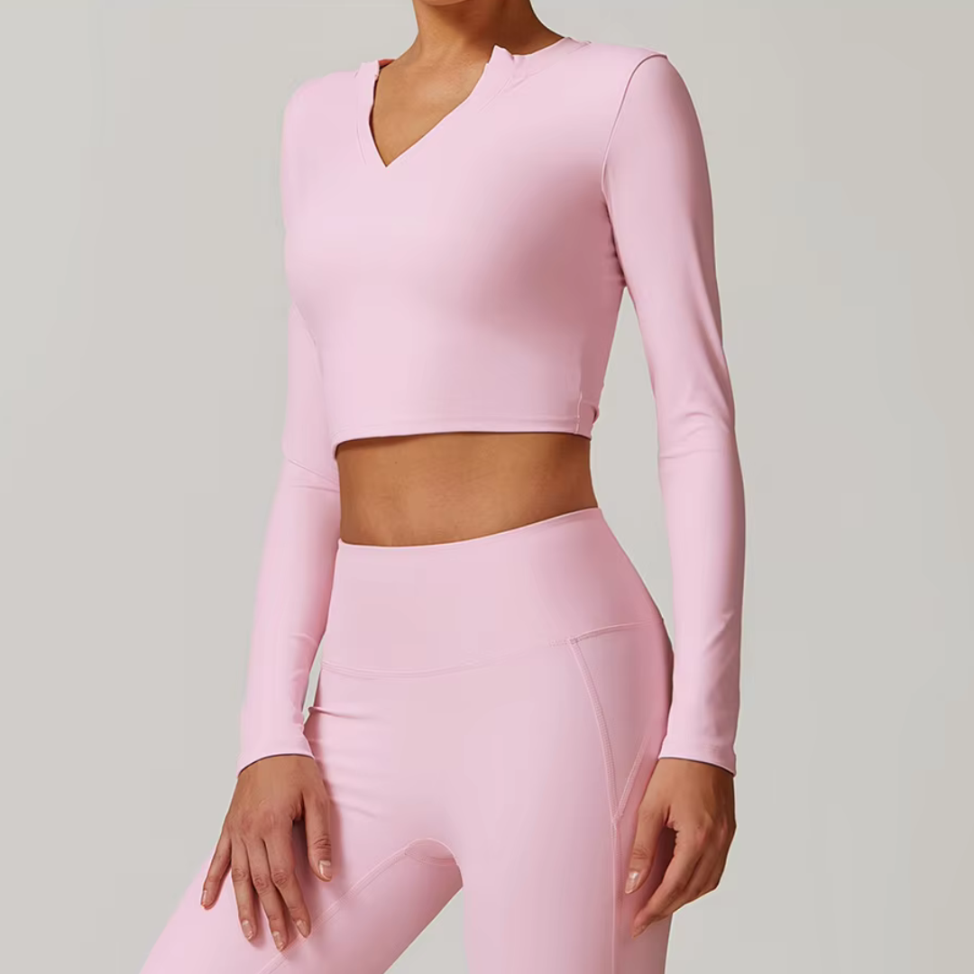 THE CLARA LONG SLEEVE CROP