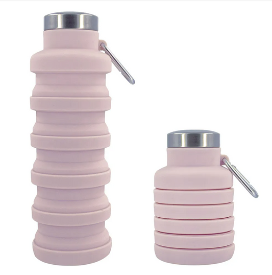 Innovative 500ML Collapsible Silicone Water Bottle - Ultimate on-the-go hydration with a compact design for gym, office, or hiking adventures. Durable, leak-proof, and space-saving, crafted from premium silicone for a mess-free and convenient hydration experience.