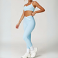 THE ORIARA SEAMLESS LEGGINGS &.SPORTS BRA SET