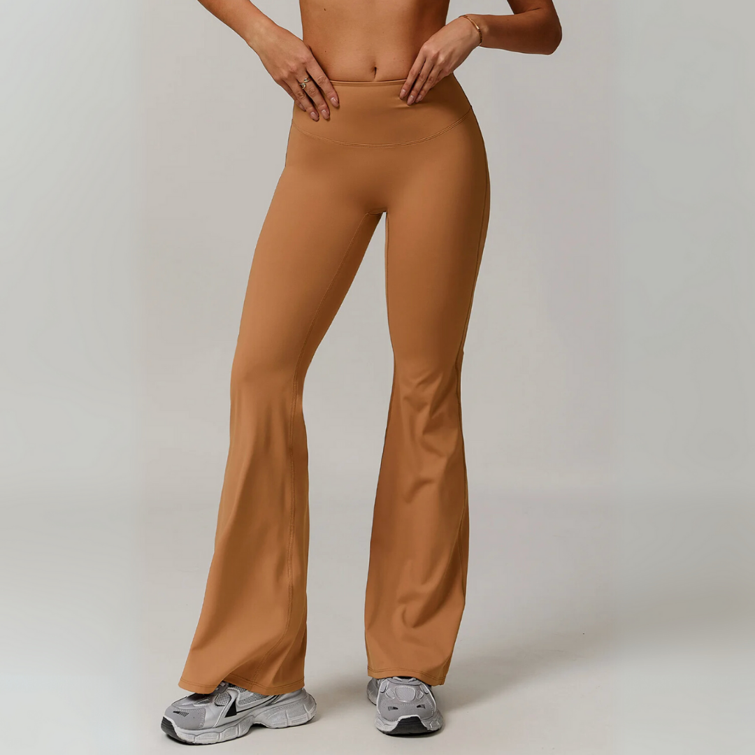 ALINA FLARED MID-RISE LEGGINGS