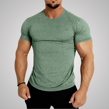 COLOGNE FITTED O-NECK TEE