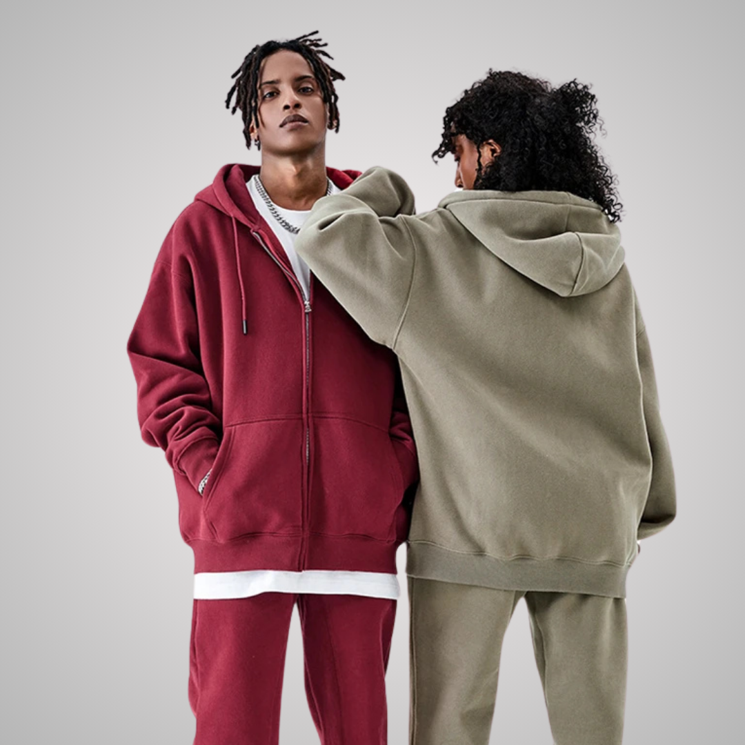 MODENA UNISEX ZIP FRONT HOODIE