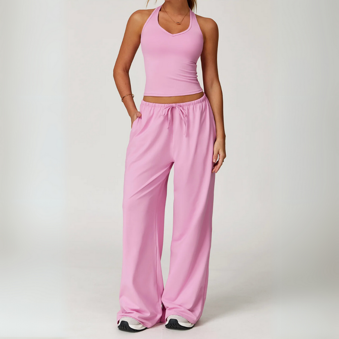 THE LIORA HALTER LOUNGE SET