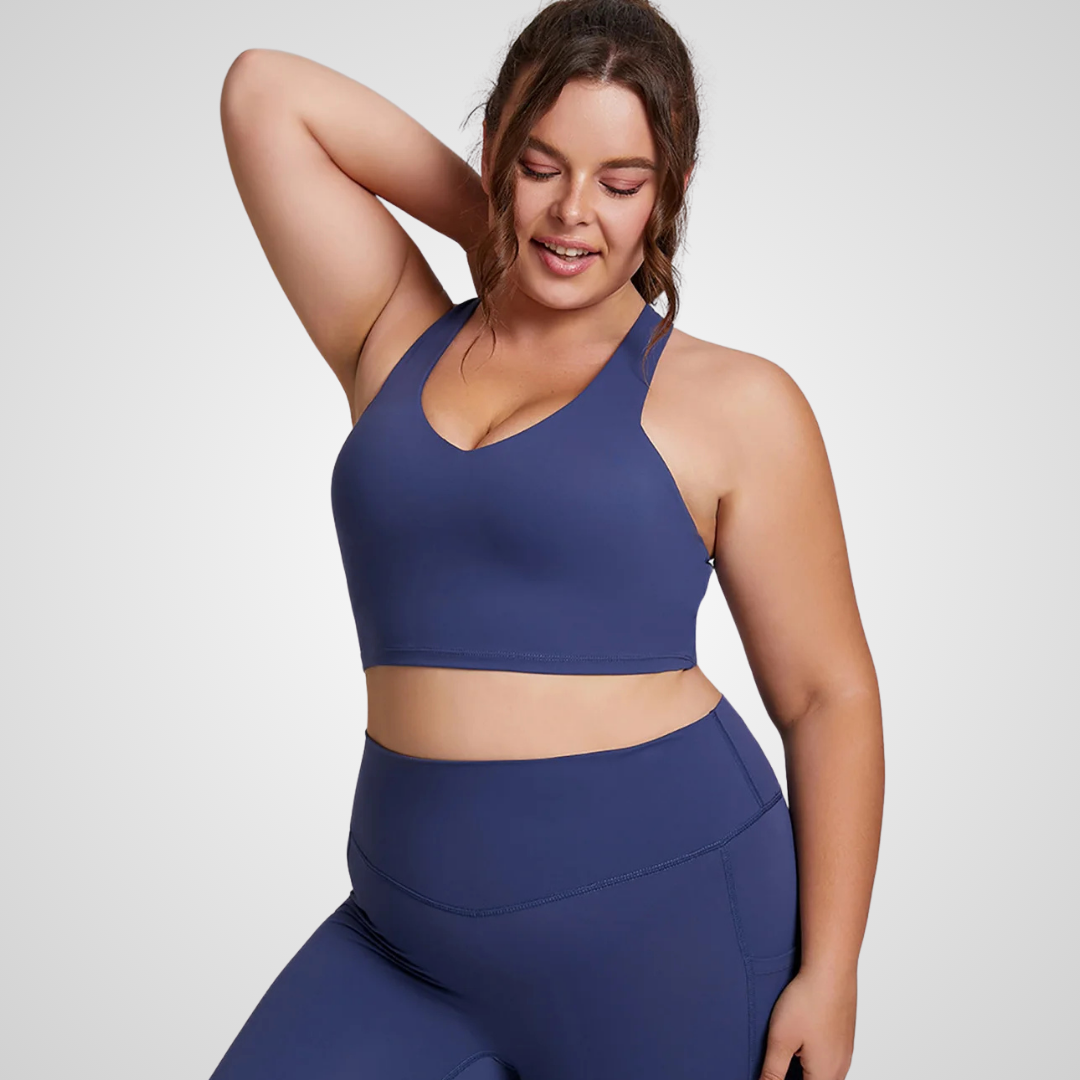 ARDEA SEAMLESS RACERBACK SPORTS BRA