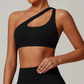 THE EVESSA ONE SHOULDER SPORTS BRA-Sports Bras-Gym Giants