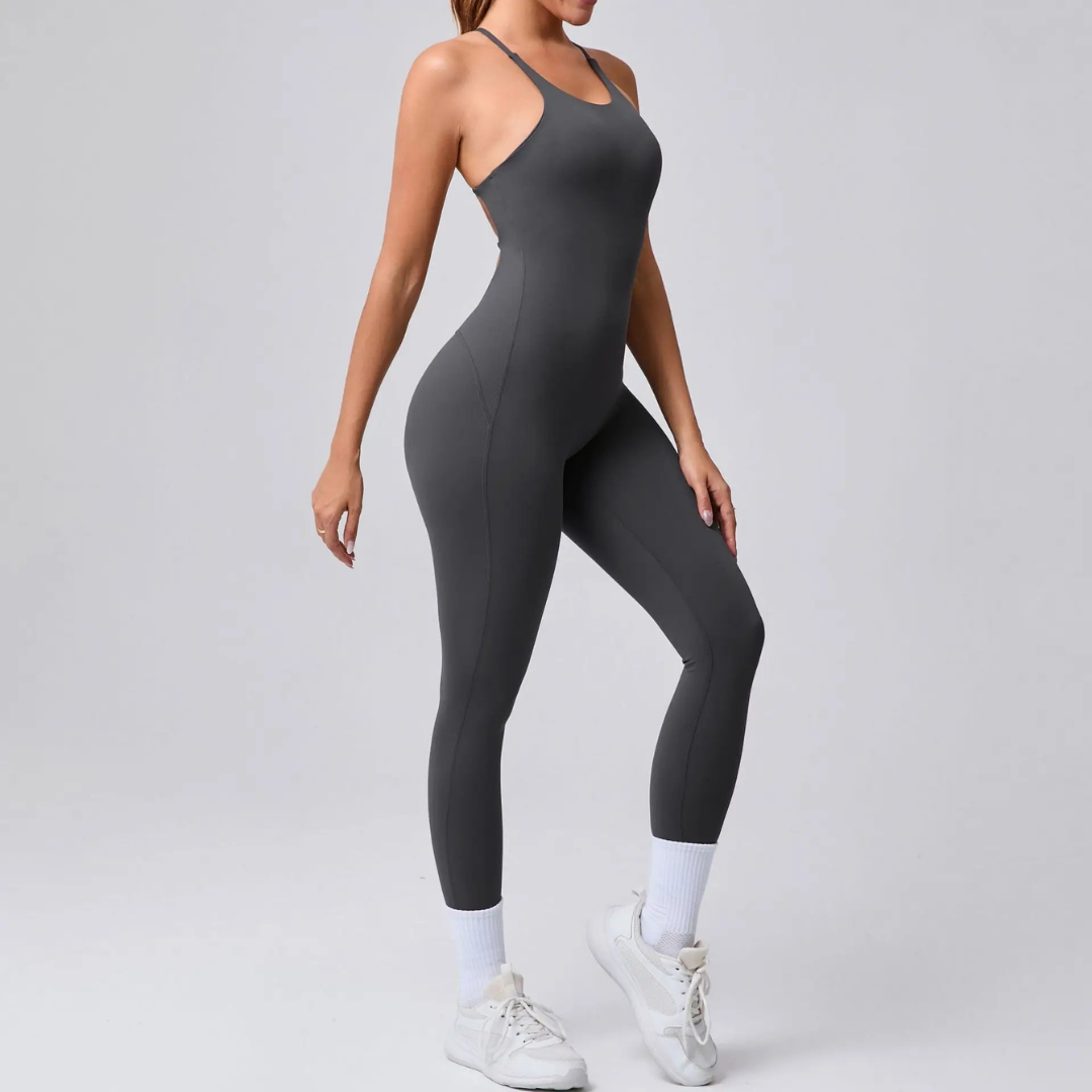 ORLENA STRAPPY BACK SEAMLESS JUMPSUIT