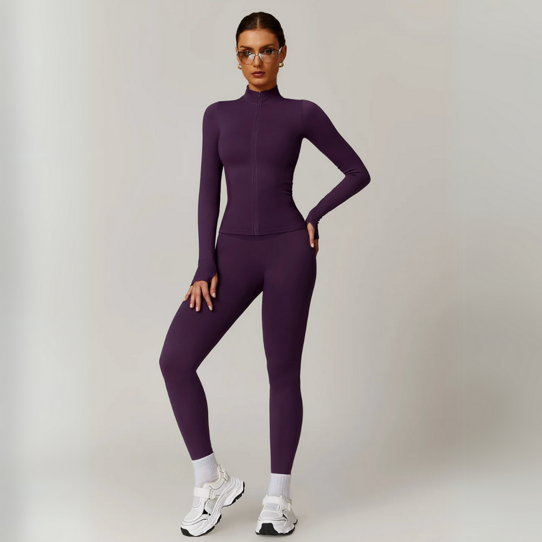 THE EVESSA SEAMLESS JACKET & LEGGINGS SET