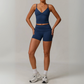 THE PLUNGE SINGLET & SHORTS SET
