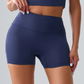 VIANA SEAMLESS MID-RISE SHORTS