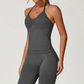 AURORA SEAMLESS HALTER SINGLET