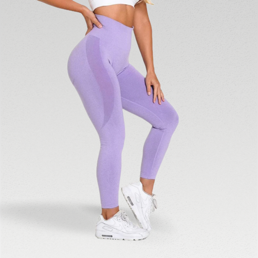 Serenity Leggings - Seamless, high-waisted comfort with a stylish touch for confident and unrestricted workouts.