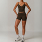 THE PLUNGE SINGLET & SHORTS SET