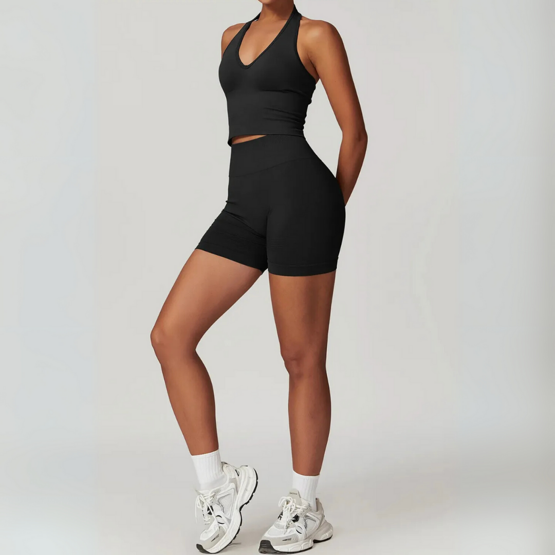 TAYANA SEAMLESS HALTER SET