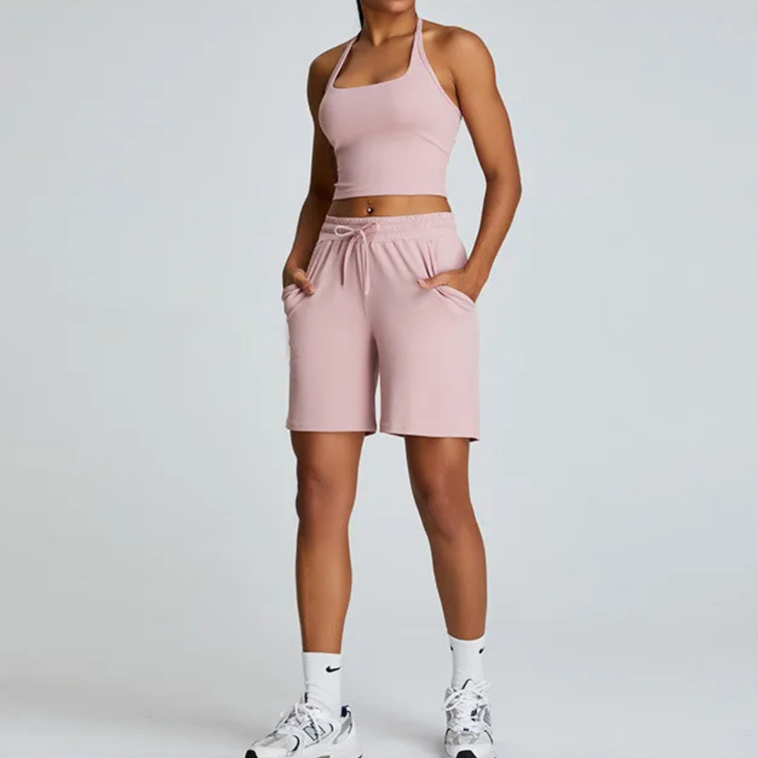 OLENNA HALTER NECK SINGLET