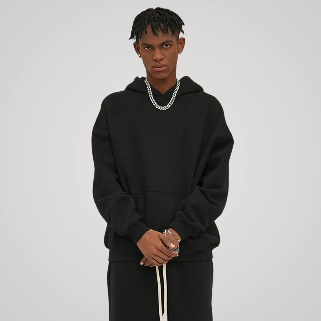 VEIL FLEECE-LINED UNISEX COTTON HOODIE