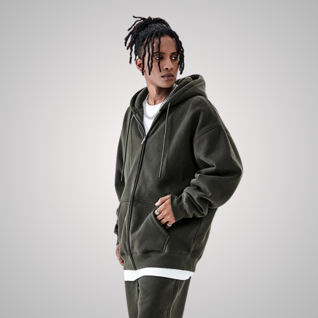 MODENA UNISEX ZIP FRONT HOODIE