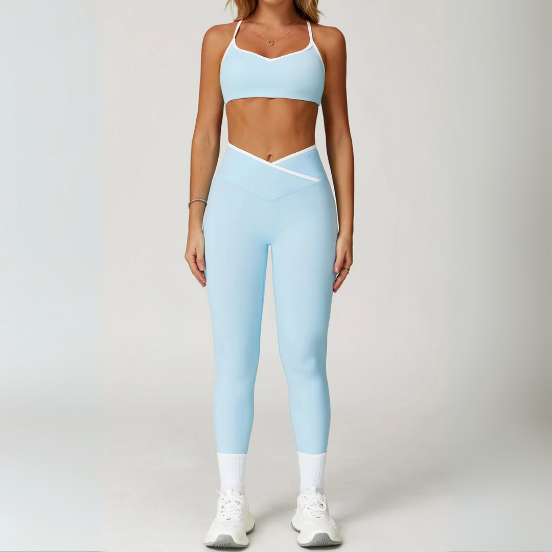 THE ORIARA SEAMLESS LEGGINGS &.SPORTS BRA SET