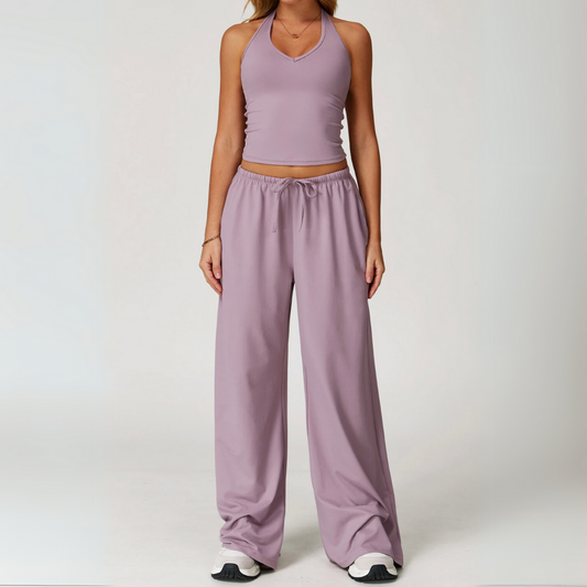 THE LIORA HALTER LOUNGE SET