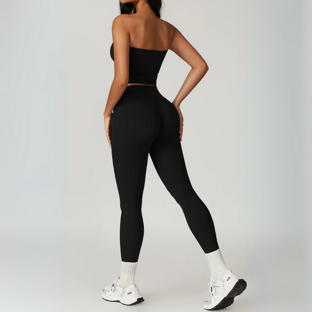 GALICIA BANDEAU & HIGH-WAISTED LEGGINGS SET