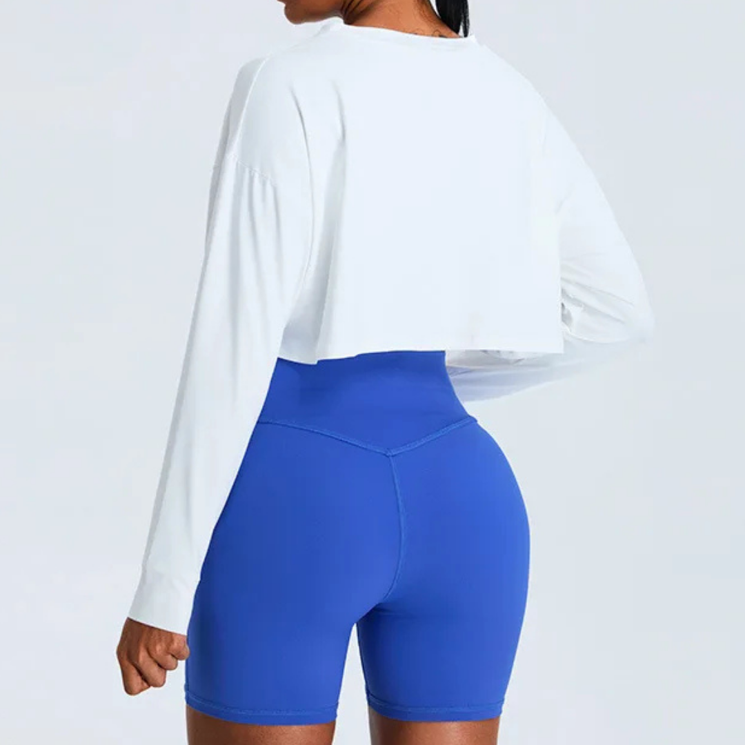 CORINNA CROPPED LONG SLEEVE