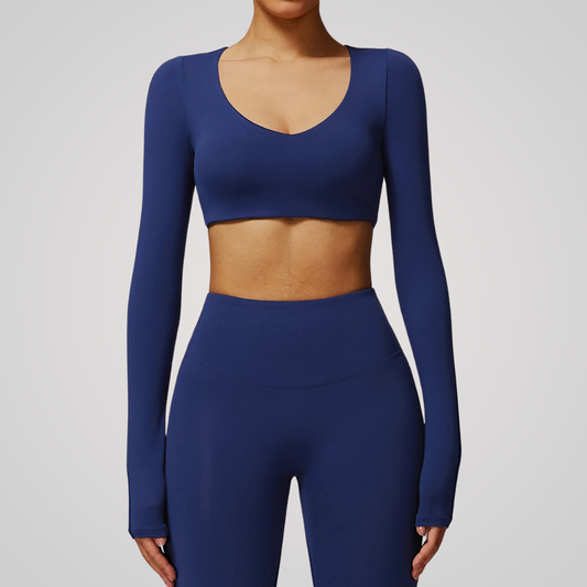 ALINA CROPPED LONG SLEEVE