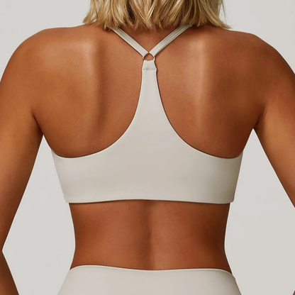 BRIM SEAMLESS RACERBACK SPORTS BRA