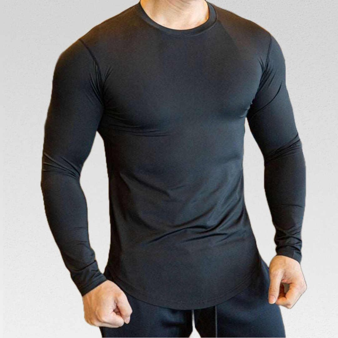  Apollo Slim Fit Shirt – Your winter workout essential. Crafted from premium Spandex for optimal breathability and comfort. Quick-drying and moisture-wicking material keeps you dry and stylish during your workout. The perfect choice for the gym or a run. Stay confident and comfortable as you tackle your fitness goals with the Apollo Slim Fit Shirt.