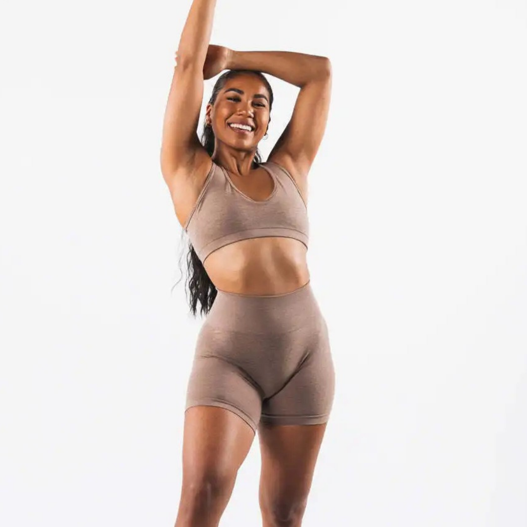 THE ACCENT SEAMLESS BOOTY CONTOUR SHORTS-Shorts-Gym Giants