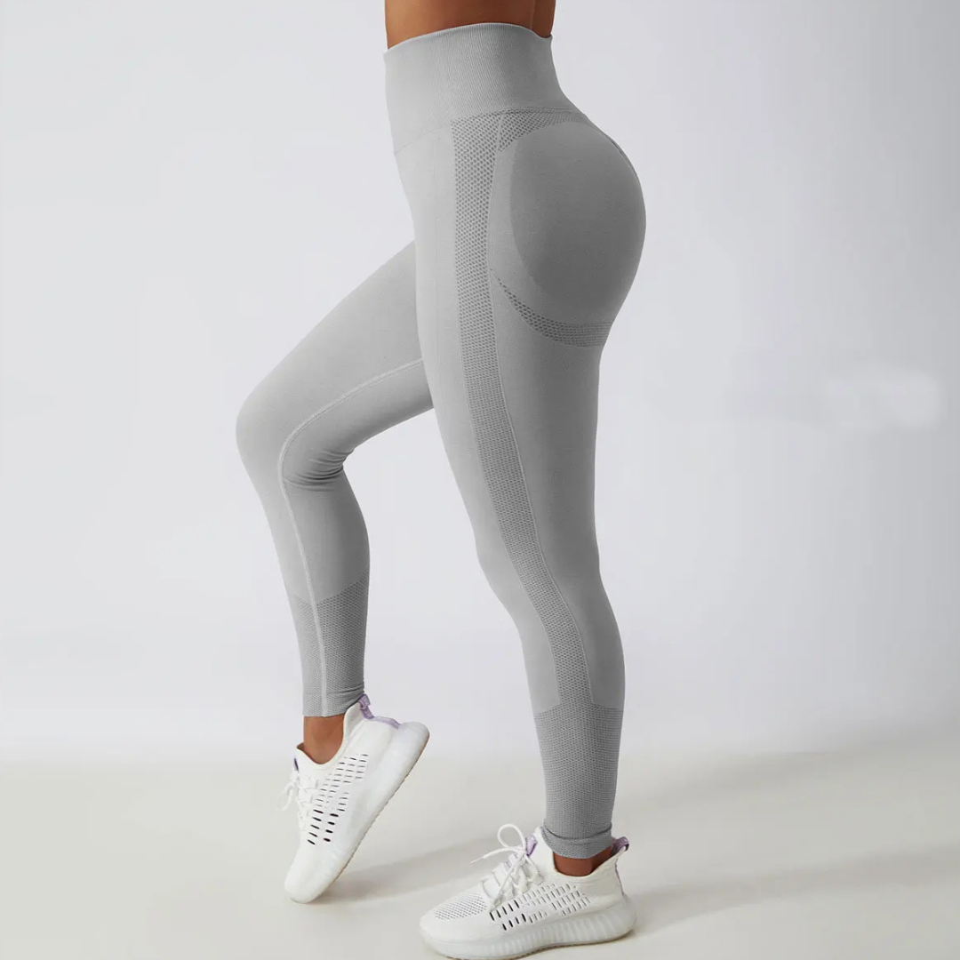 THE CASCADE SEAMLESS SCRUNCH BUTT LEGGINGS-Leggings-Gym Giants