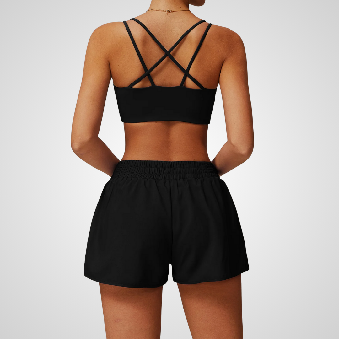 ADARA MID-WAIST SHORTS