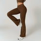 THE TARIJA FLARED V-WAISTED LEGGINGS-Leggings-Gym Giants
