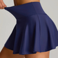 THE MURMUR ONE-SHOULDER SKORT SET