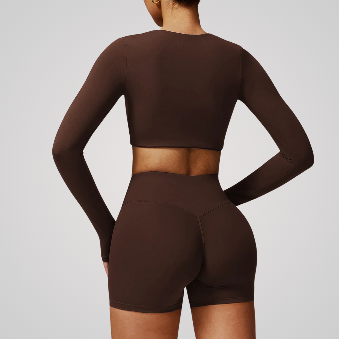 ALINA CROPPED LONG SLEEVE