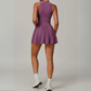 CALINDA HALF-ZIP TENNIS DRESS