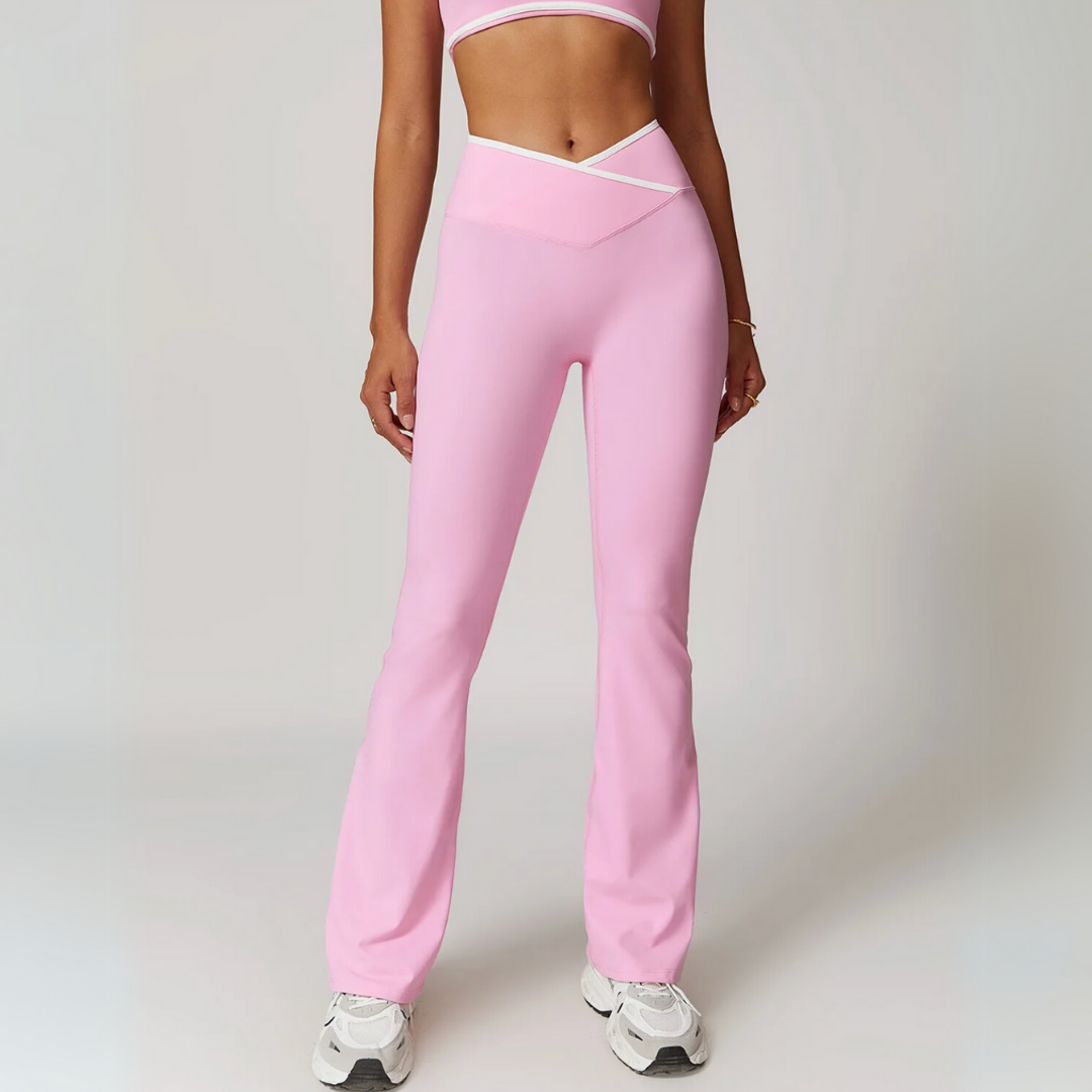 THE SERINA CONTOUR FLARE LEGGINGS