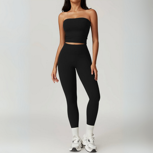 GALICIA BANDEAU & HIGH-WAISTED LEGGINGS SET