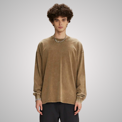 THE TURO DISTRESSED LONG SLEEVE