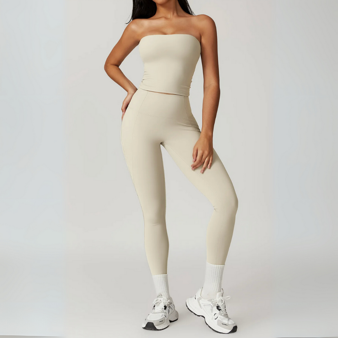 GALICIA BANDEAU & HIGH-WAISTED LEGGINGS SET