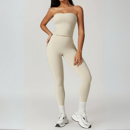 GALICIA BANDEAU & HIGH-WAISTED LEGGINGS SET