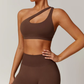 THE EVESSA ONE SHOULDER SPORTS BRA-Sports Bras-Gym Giants