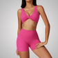 RHODESIA TWIST FRONT SPORTS BRA & SHORTS SET